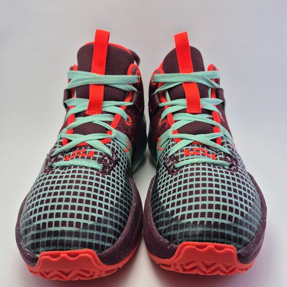 NIKE Lebron Witness 7 SE GS "Team Red Jade" Shoes Youth Size 5Y - Picture 4 of 12